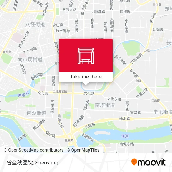 省金秋医院 map