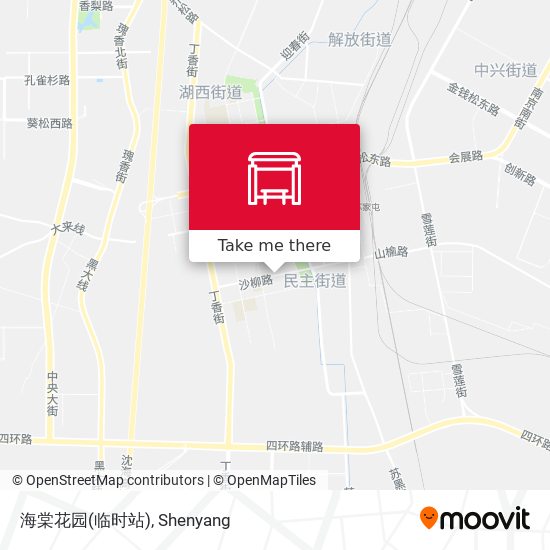 海棠花园(临时站) map