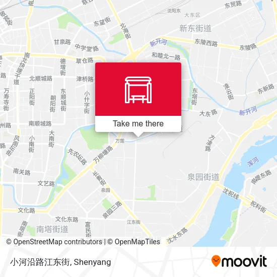 小河沿路江东街 map