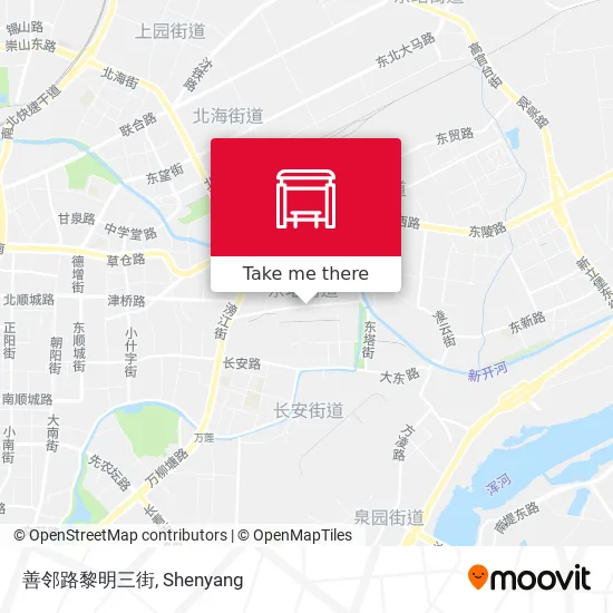 善邻路黎明三街 map