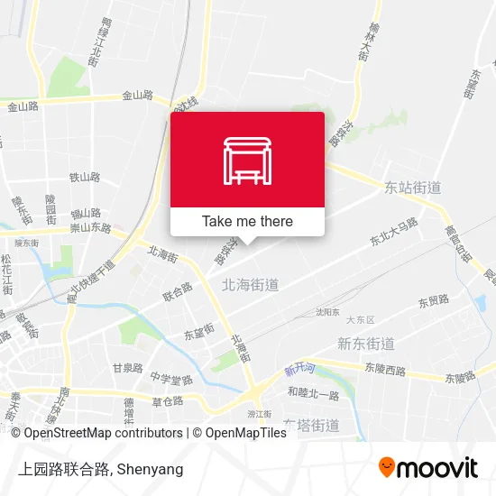 上园路联合路 map