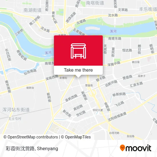 彩霞街沈营路 map