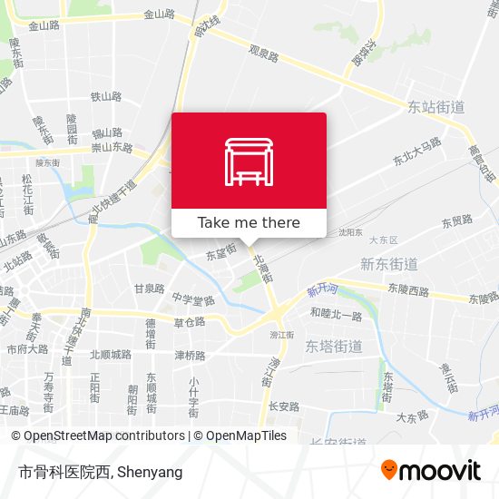 市骨科医院西 map