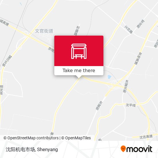 沈阳机电市场 map