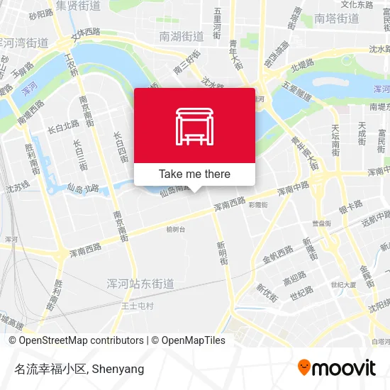 名流幸福小区 map