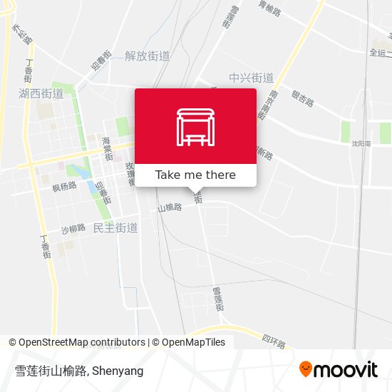 雪莲街山榆路 map