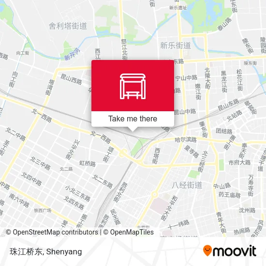 珠江桥东 map