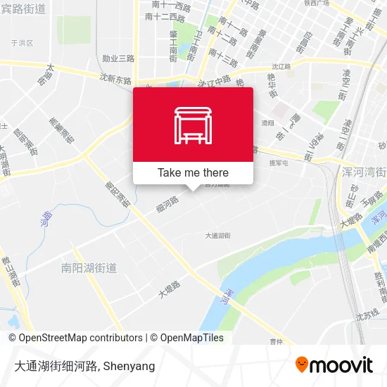 大通湖街细河路 map