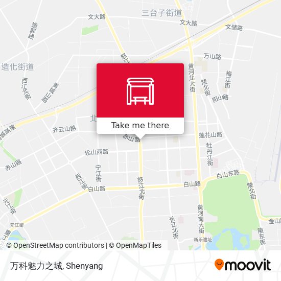 万科魅力之城 map