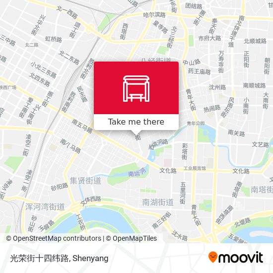 光荣街十四纬路 map