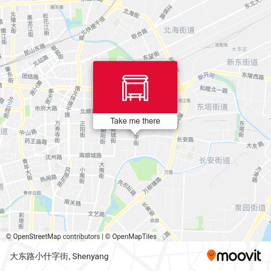 大东路小什字街 map