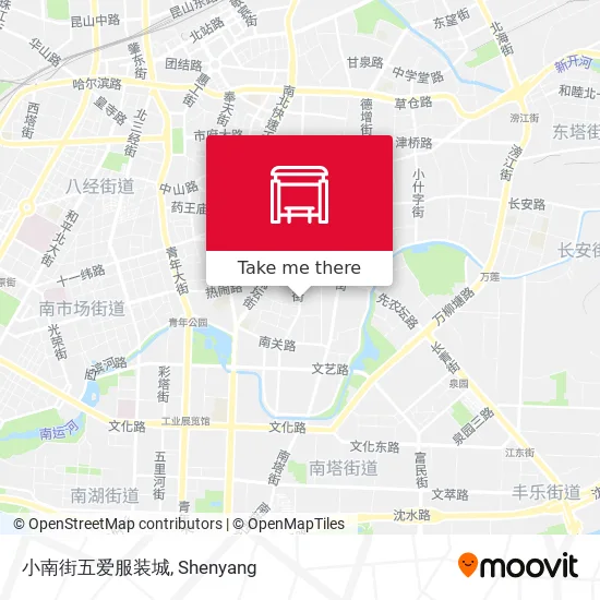 小南街五爱服装城 map