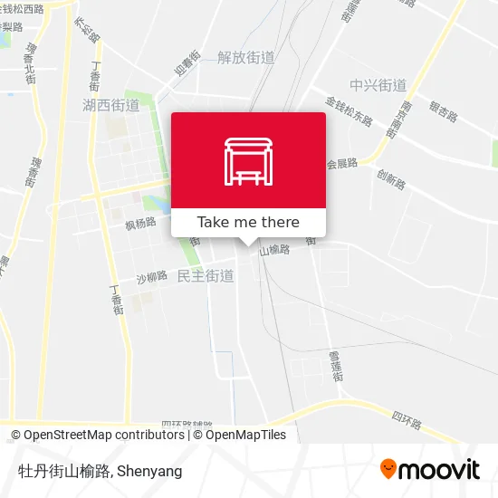 牡丹街山榆路 map