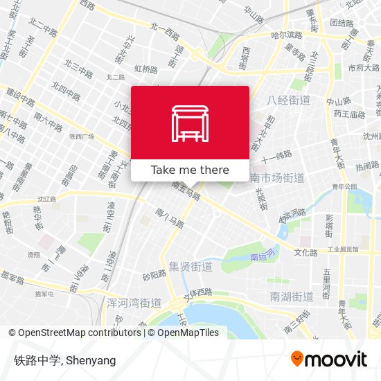 铁路中学 map