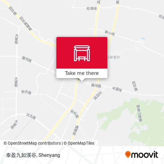 泰盈九如溪谷 map