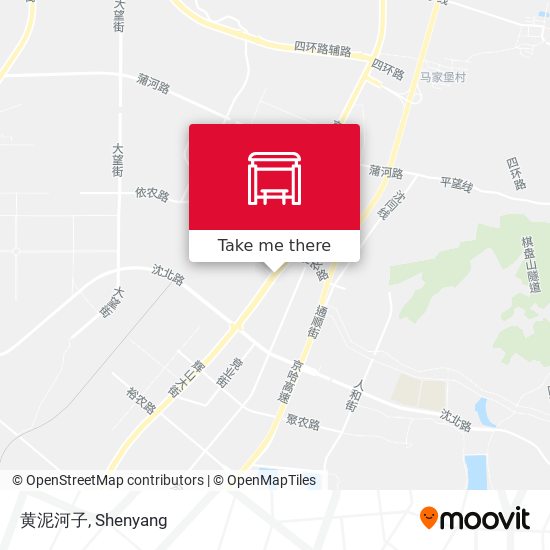 黄泥河子 map