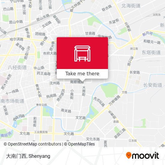 大南门西 map