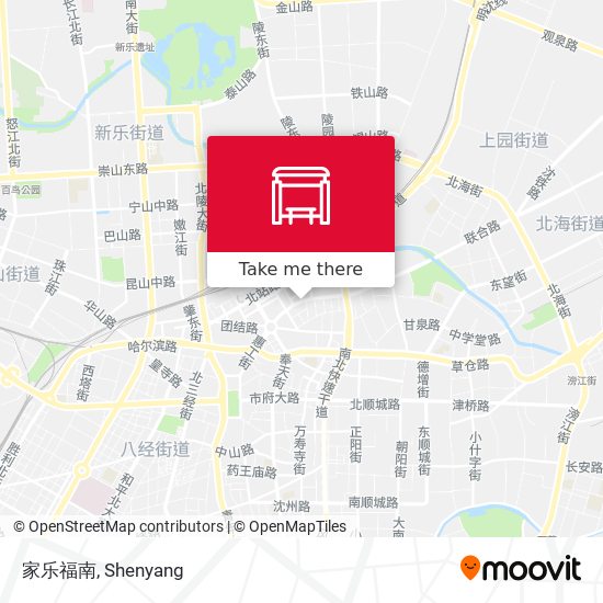 家乐福南 map