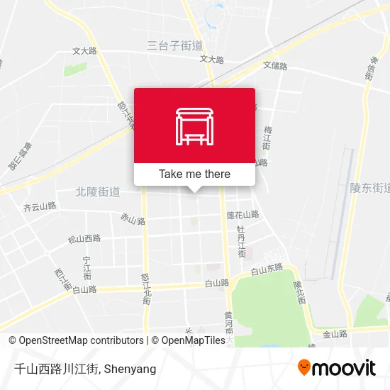 千山西路川江街 map