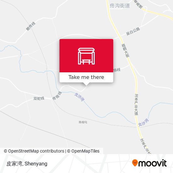 皮家湾 map