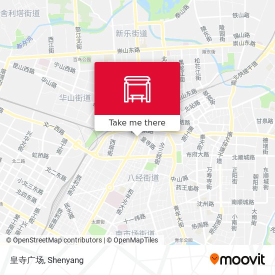 皇寺广场 map