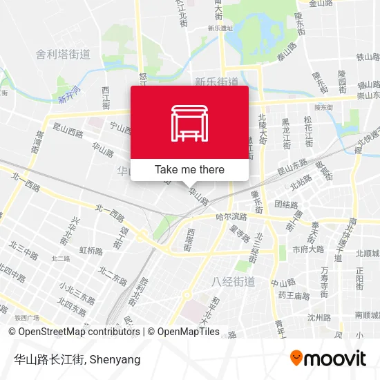 华山路长江街 map
