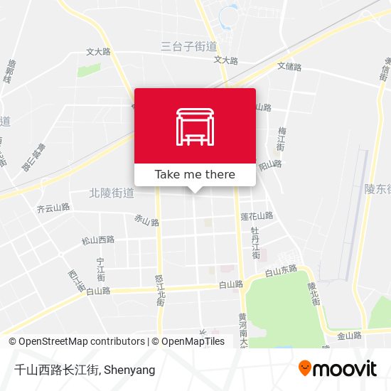 千山西路长江街 map