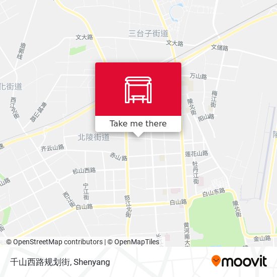 千山西路规划街 map