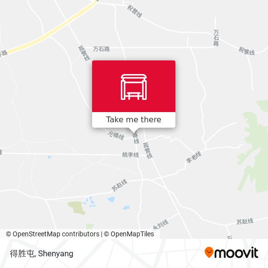 得胜屯 map