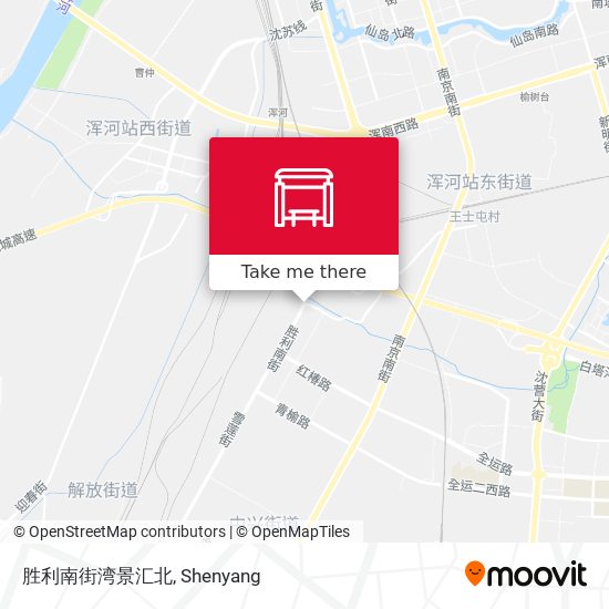 胜利南街湾景汇北 map