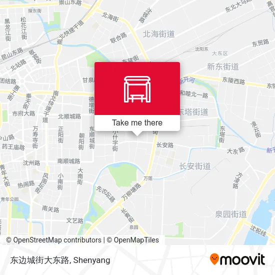 东边城街大东路 map