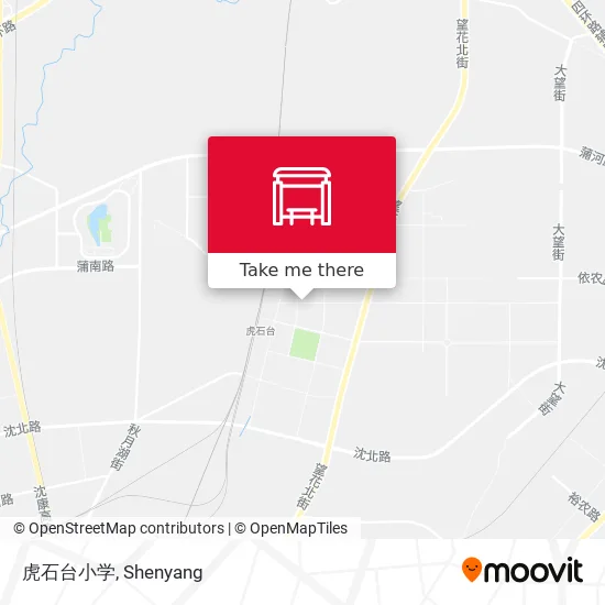 虎石台小学 map
