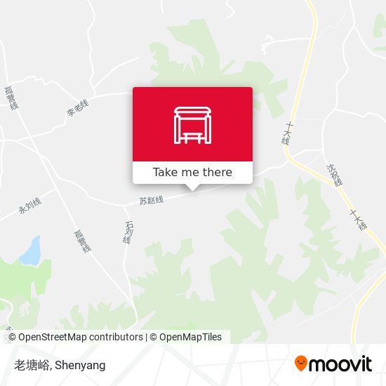 老塘峪 map
