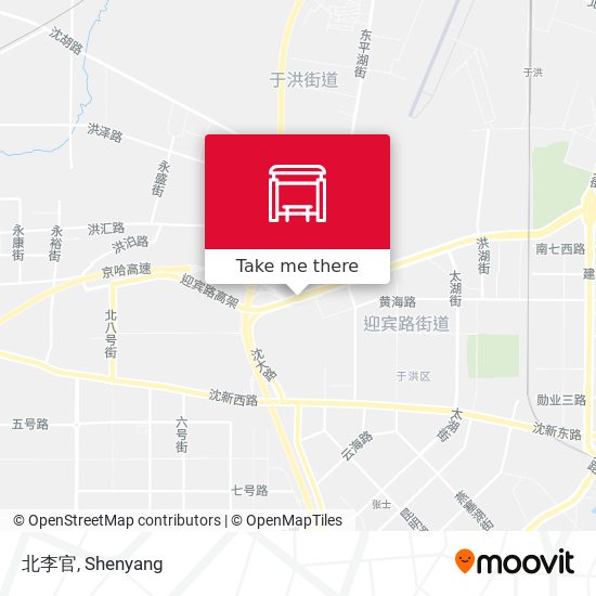 北李官 map