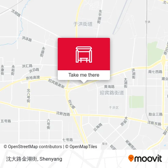 沈大路金湖街 map