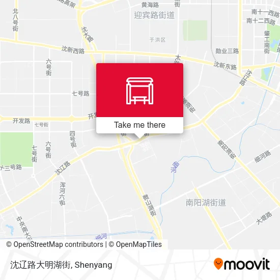 沈辽路大明湖街 map