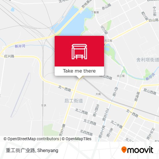 重工街广业路 map