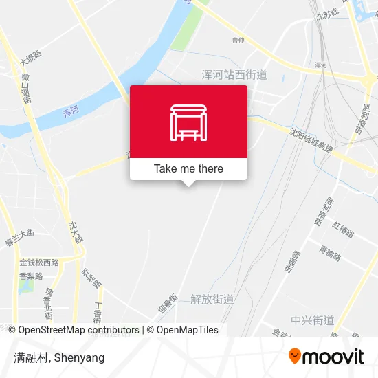 满融村 map