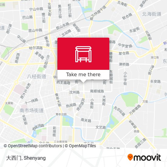 大西门 map