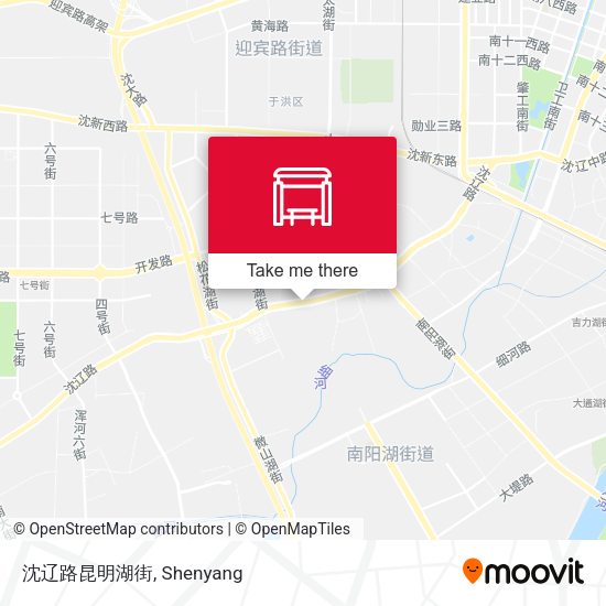 沈辽路昆明湖街 map