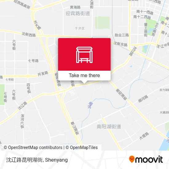 沈辽路昆明湖街 map
