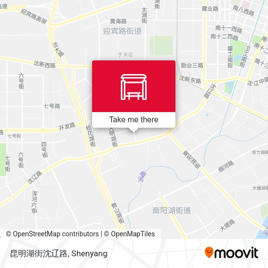 昆明湖街沈辽路 map