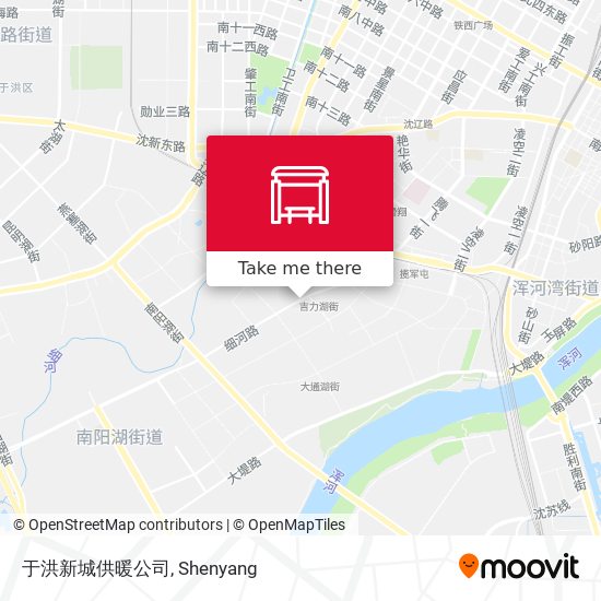 于洪新城供暖公司 map