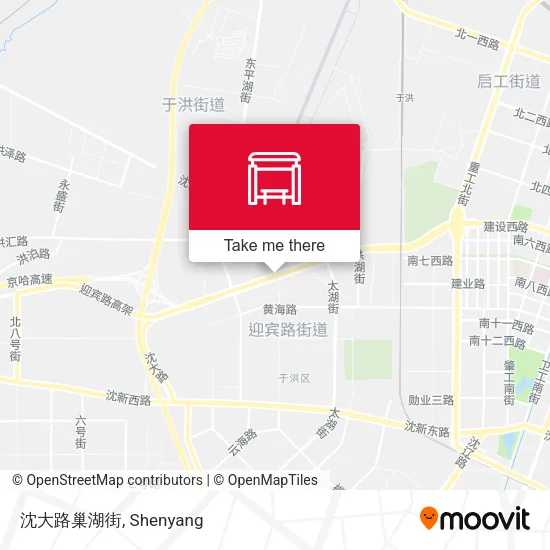 沈大路巢湖街 map