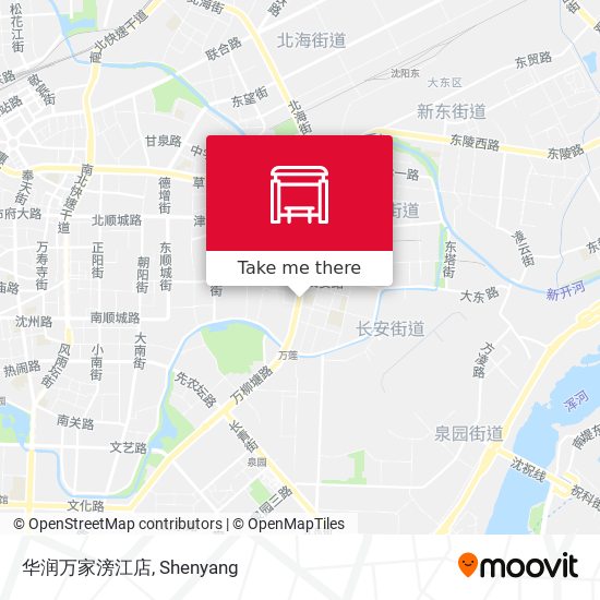 华润万家滂江店 map