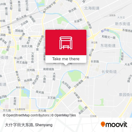 大什字街大东路 map