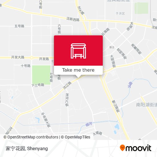 家宁花园 map