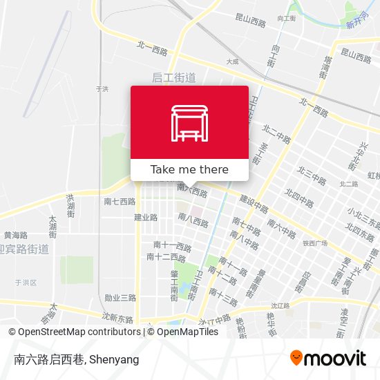 南六路启西巷 map