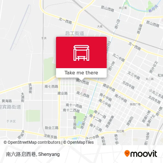 南六路启西巷 map