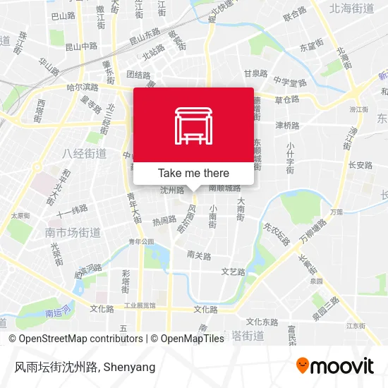 风雨坛街沈州路 map